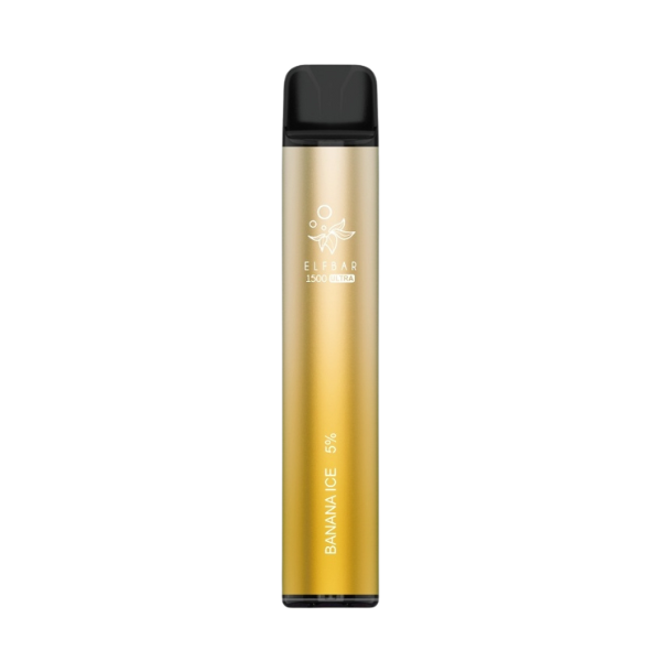 ELFBAR 1500 ULTRA Banana Ice—Cool Banana