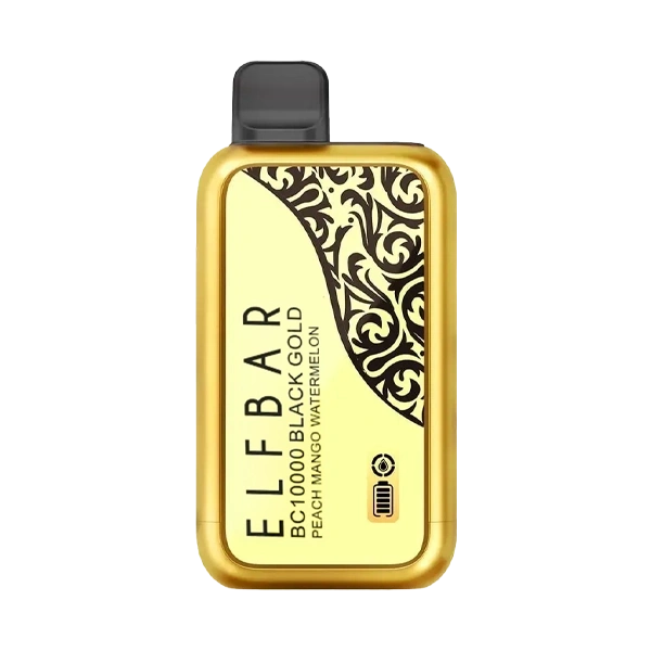 ELFBAR BC10000 Black Gold Peach Mango Watermelon–Tropical Burst