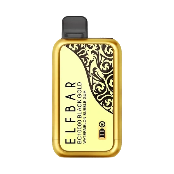 ELFBAR BC10000 Black Gold Watermelon Bubble Gum—Sweet Chill
