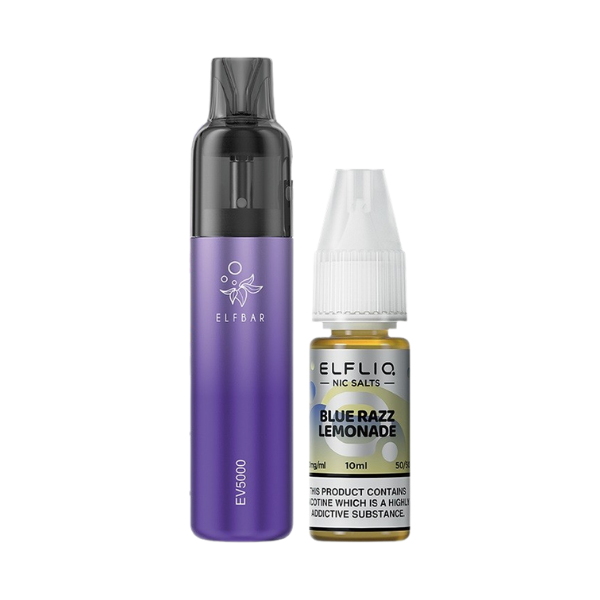 ELFBAR EV5000 Blue Razz Lemonade—Tangy Twist