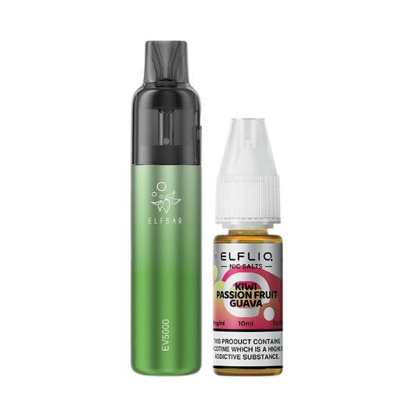 ELFBAR EV5000 Kiwi Passion Fruit Guava—Exotic Fusion