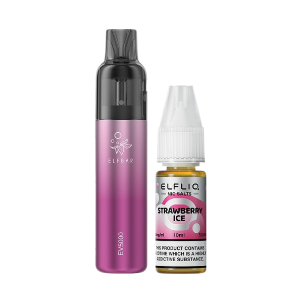 ELFBAR EV5000 Strawberry Ice—Icy Strawberry