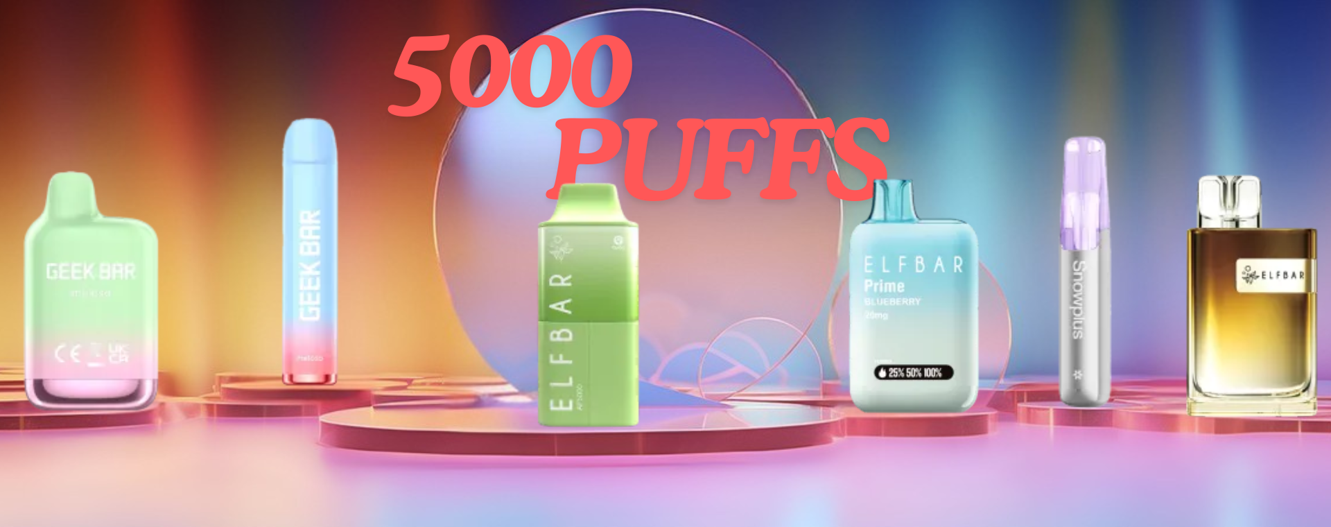≤5000 puffs disposable vapes