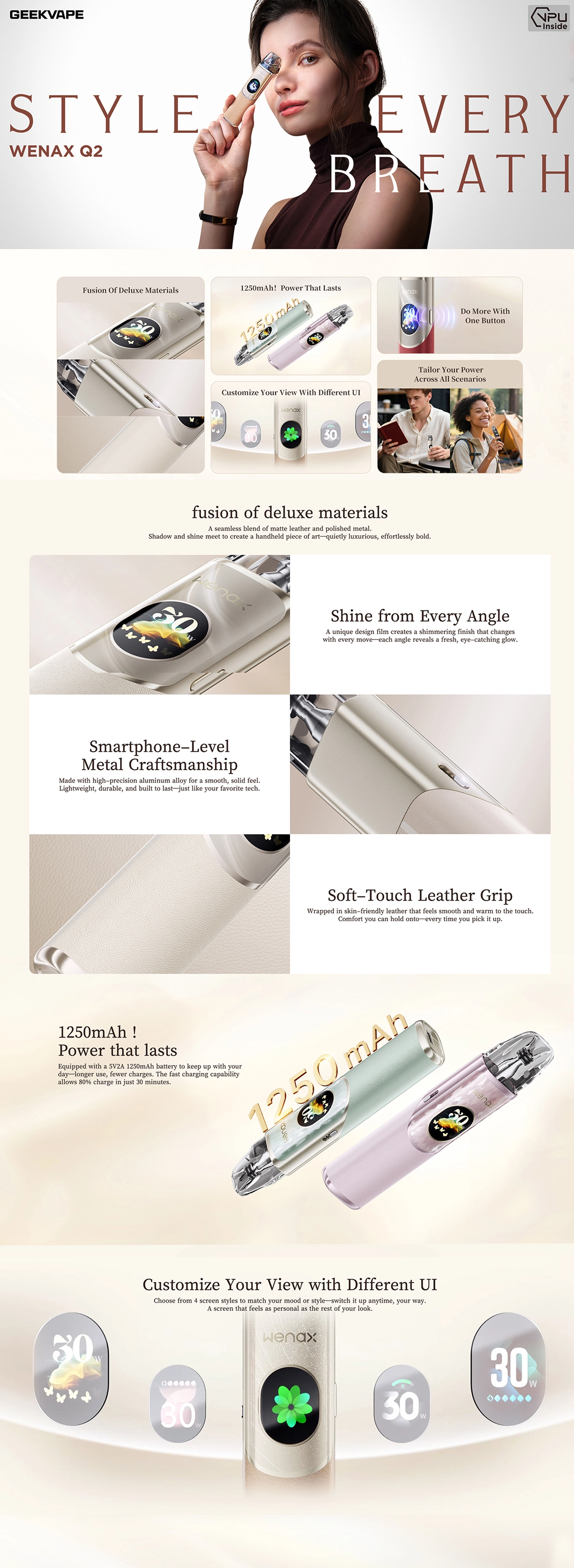Geek Vape Wenax Q2 Introduction