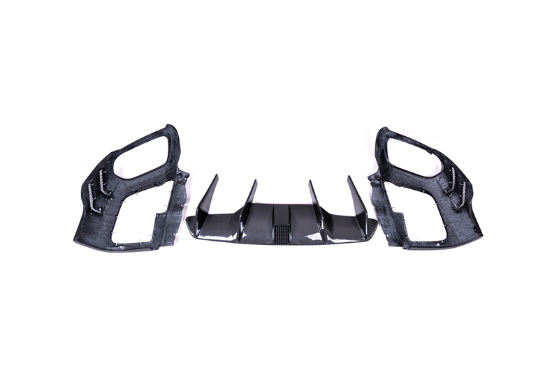 2017-2020 Ferrari 812 Superfast MSY Softkit Style Rear Diffuser w/ Brake Light (GTS requires some modification)
