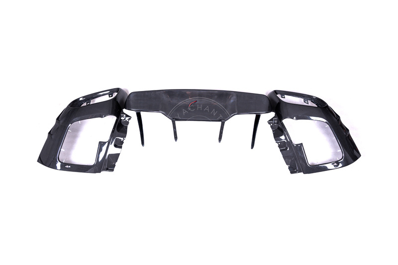 2017-2020 Ferrari 812 Superfast MSY Softkit Style Rear Diffuser w/ Brake Light (GTS requires some modification)