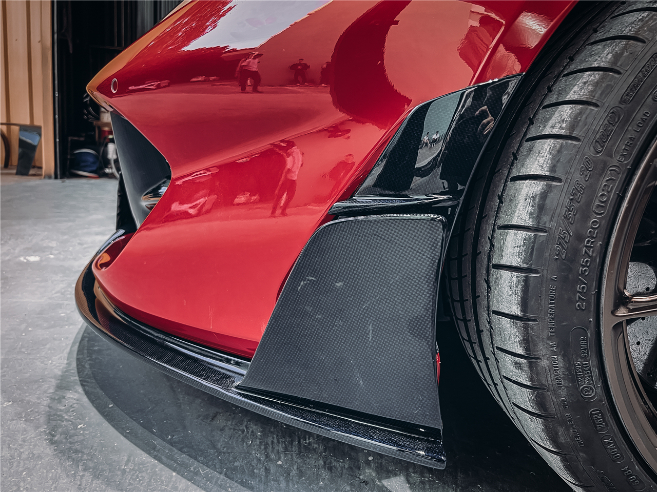 2017-2020 Ferrari 812 Superfast & GTS MSY Style Front Bumper Side Vents