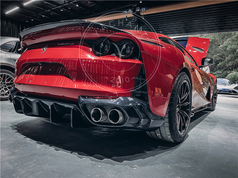 2017-2020 Ferrari 812 Superfast & GTS MSY Style Rear Bumper Side Vents