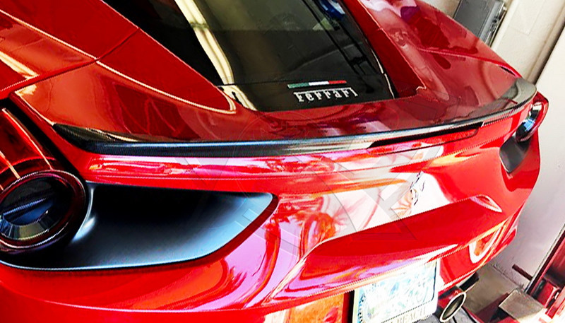 2015-2019 Ferrari F488 GTB LT Style Rear Spoiler