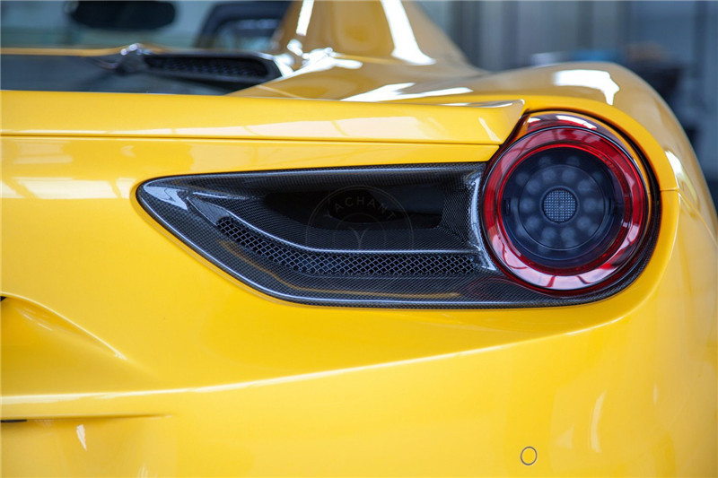 2015-2019 Ferrari F488 GTB & Spider CPS Style Rear Lamp Duct Replacement
