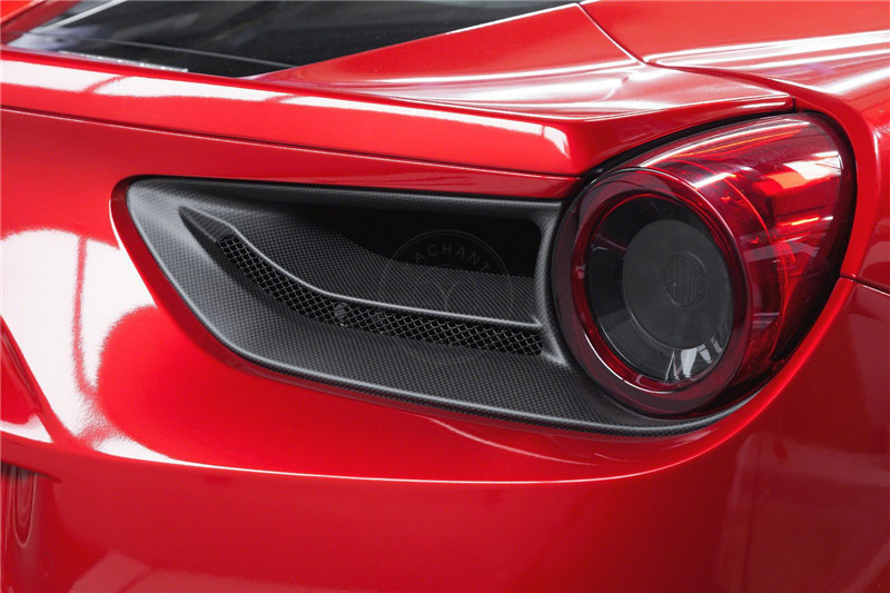 2015-2019 Ferrari F488 GTB & Spider CPS Style Rear Lamp Duct Replacement