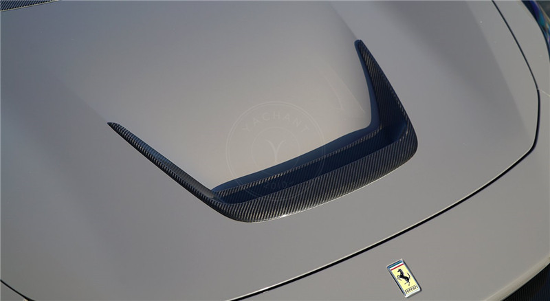2019-2023 Ferrari F8 Tributo & Spider Front Trunk Lid Hood Accessories Kit