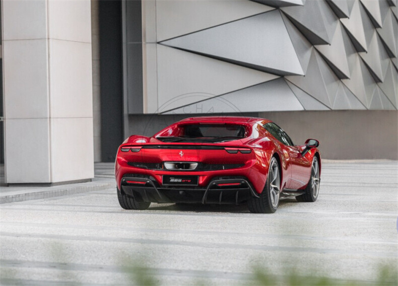 2022-2023 Ferrari 296 GTB (Type F171) OEM Style  Rear Diffuser