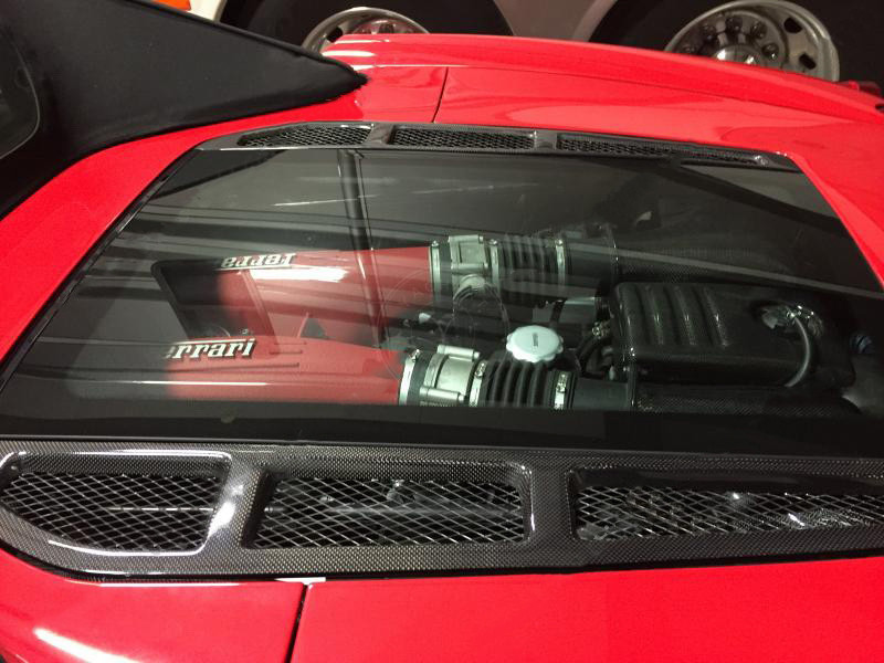 2004-2009 Ferrari F430 Spider&16M Rear Window Louvers