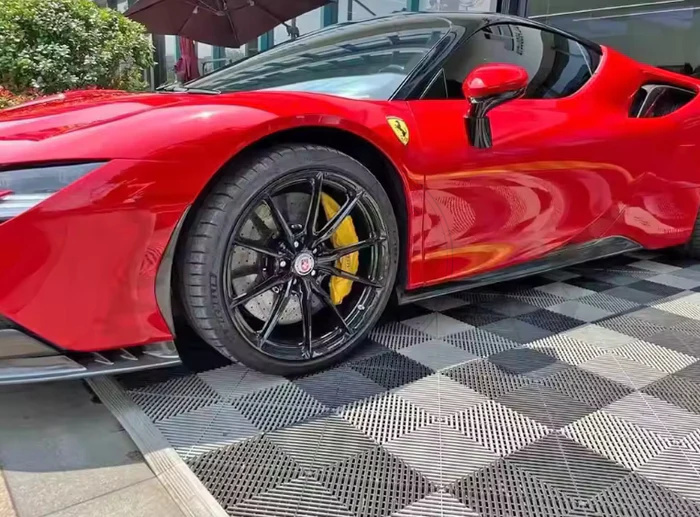 2020-2022 Ferrari SF90 OEM Style Body Kit Front Lip Front Splitter Side Skirts Rear Diffuser