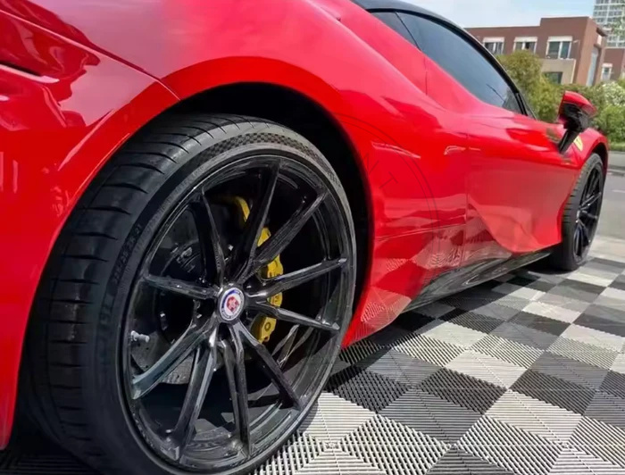 2020-2022 Ferrari SF90 OEM Style Body Kit Front Lip Front Splitter Side Skirts Rear Diffuser