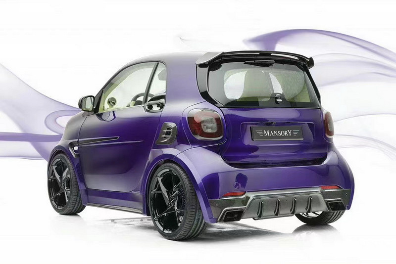 2015-2019 Smart Fortwo C453 MSY Style Body Kits Side Skirts Diffuser Wing Wide Fender Kit