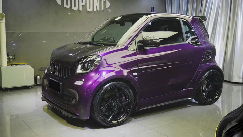 2015-2019 Smart Fortwo C453 MSY Style Body Kits Side Skirts Diffuser Wing Wide Fender Kit