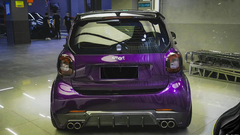 2015-2019 Smart Fortwo C453 MSY Style Body Kits Side Skirts Diffuser Wing Wide Fender Kit