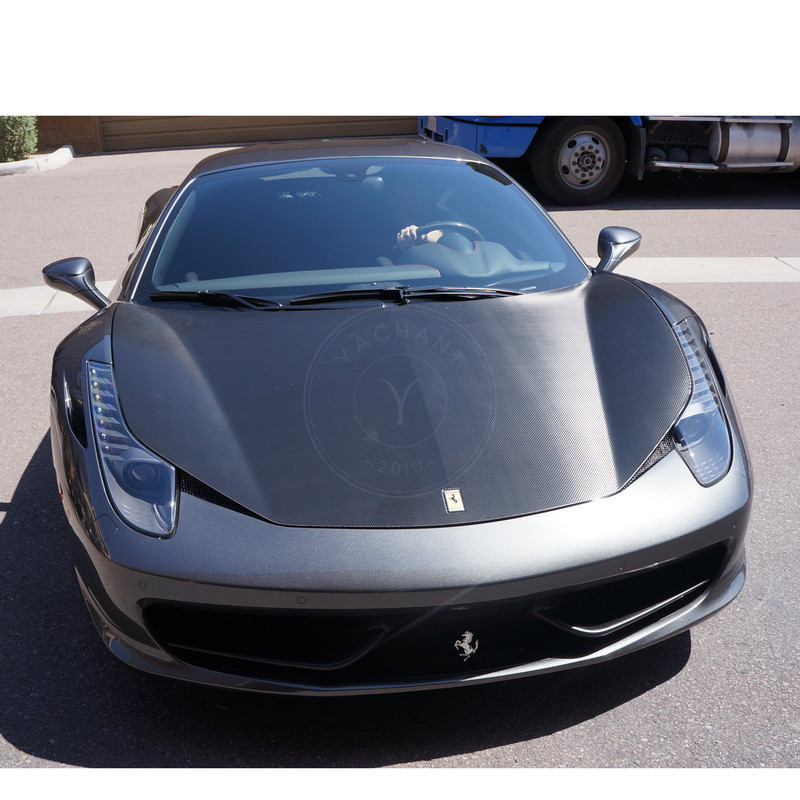 2010-2016 Ferrari F458 Spider OEM Style Rear Engine Hood