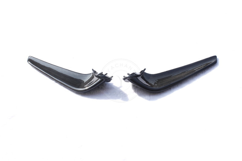 2010-2016 Ferrari F458 Italia Coupe & Spider D Style Front Bumper Wing Flaps