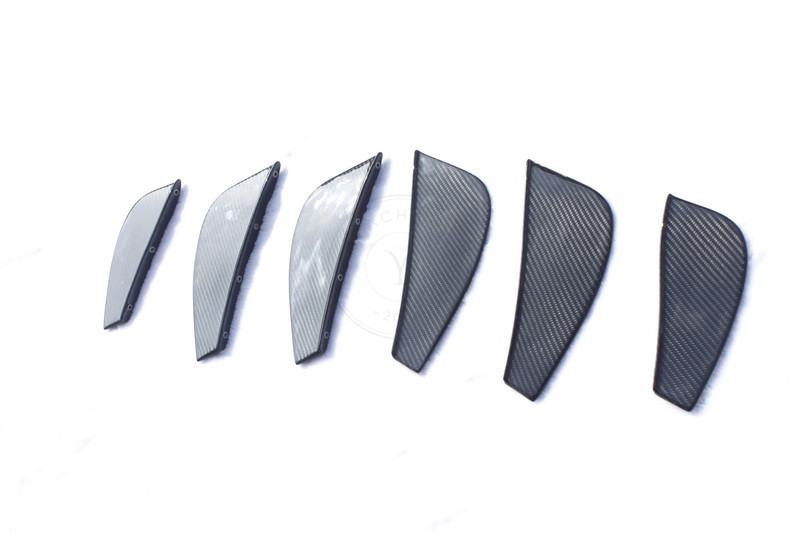 2010-2016 Ferrari F458 Italia Coupe & Spider D Style Rear Diffuser Fin Replacement 6pcs