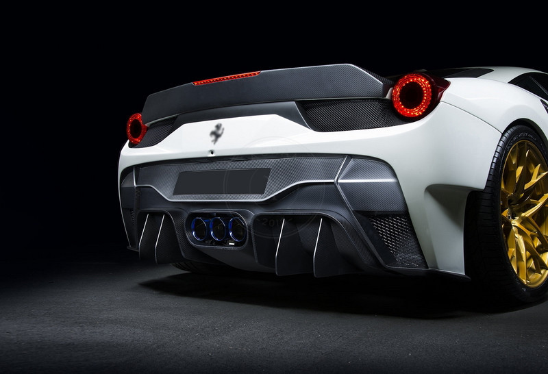 2010-2016 Ferrari F458 Italia Coupe & Spider Vorsteiner 458-VX Program Style Rear Bumper