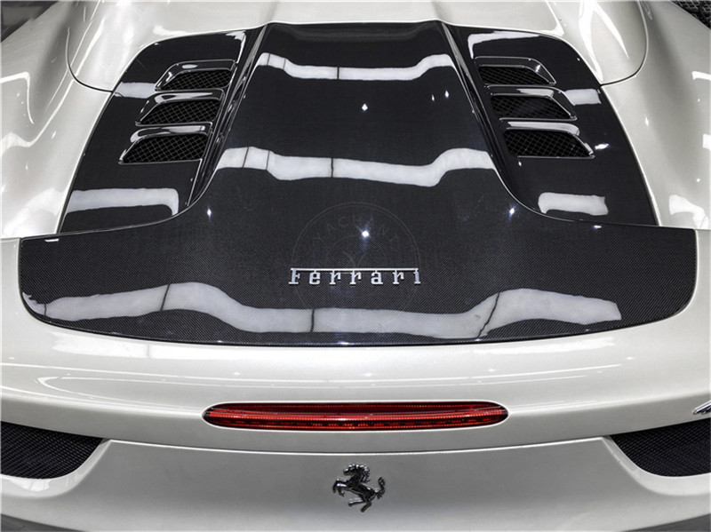 2010-2016 Ferrari F458 Spider OEM Style Rear Engine Hood