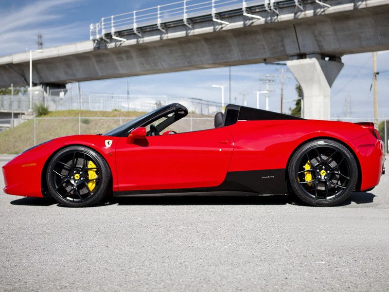 2010-2016 Ferrari F458 Italia Coupe & Spider F1 Style Side Skirts