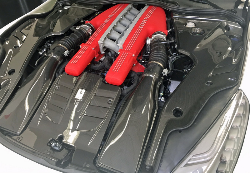 2012-2015 Ferrari F12 Berlinetta Engine Cover Air Tunnel Bay Kit