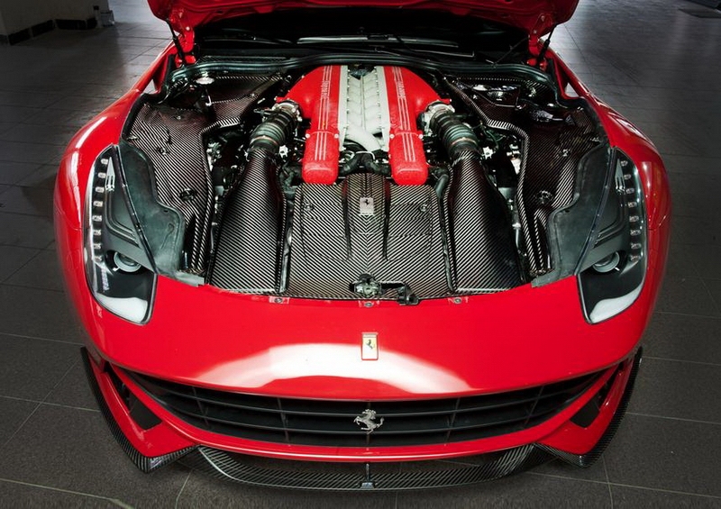 2012-2015 Ferrari F12 Berlinetta Engine Cover Air Tunnel Bay Kit