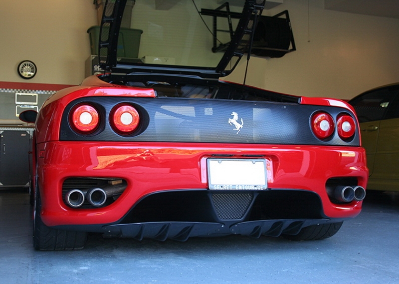 1999-2005 Ferrari F360 Modena Spider Rear Diffuser