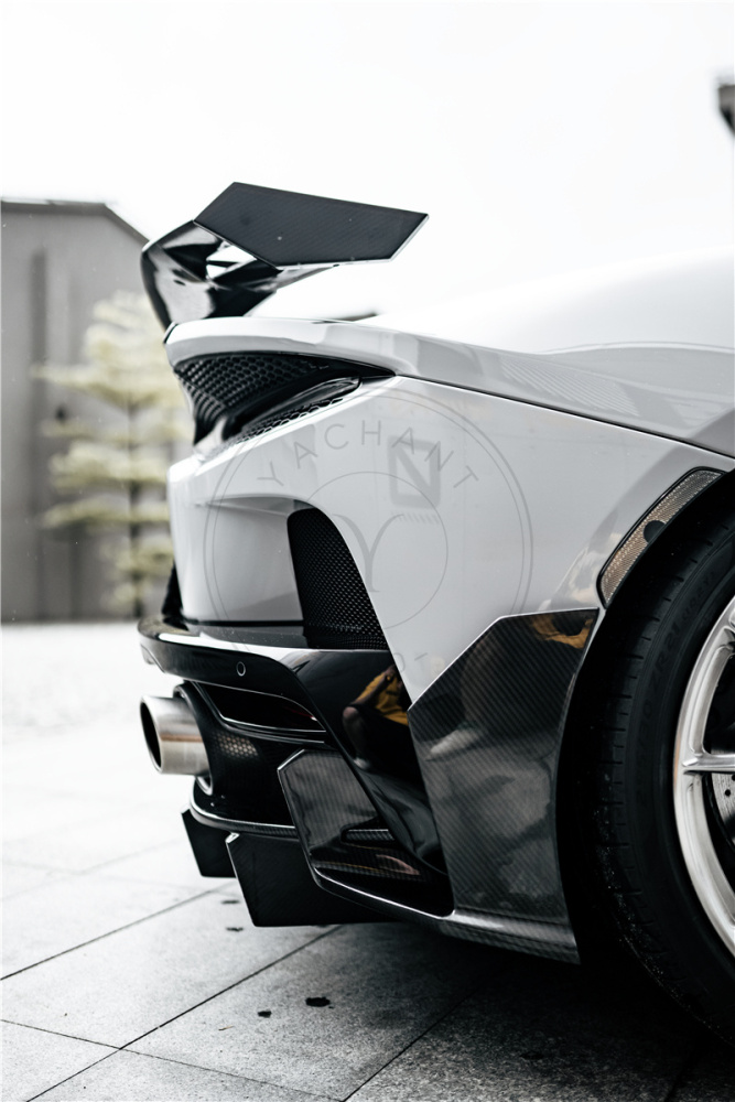 2019-2022 McLaren GT MIW Design Style Bodykit Front Lip Set 4PCS Side Skirts Rear Diffuser Rear Spats