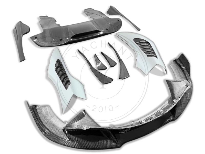 2017-2021 McLaren 720S Coupe & Spider Vorsteiner Silverstone Edition Style Body Kit Front Lip Fender Side Skirt Blade Rear Diffuser