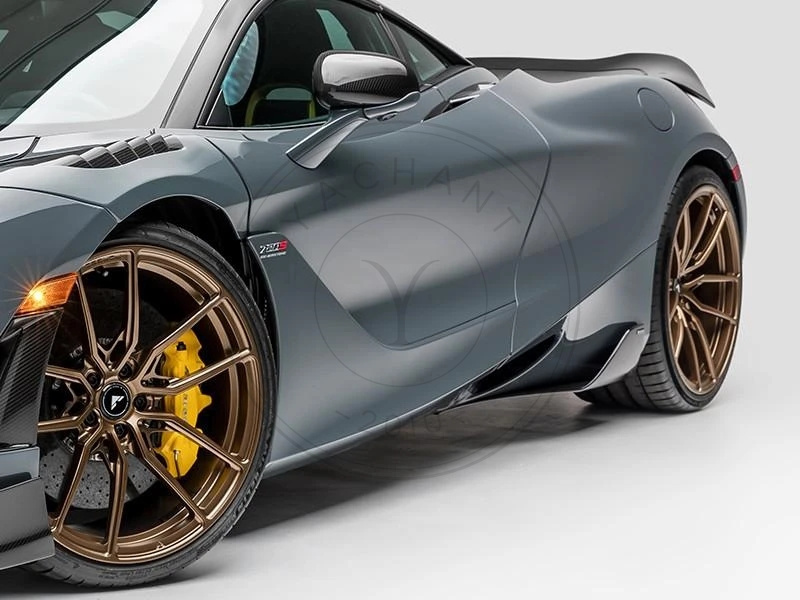 2017-2021 McLaren 720S Coupe & Spider Vorsteiner Silverstone Edition Style Body Kit Front Lip Fender Side Skirt Blade Rear Diffuser