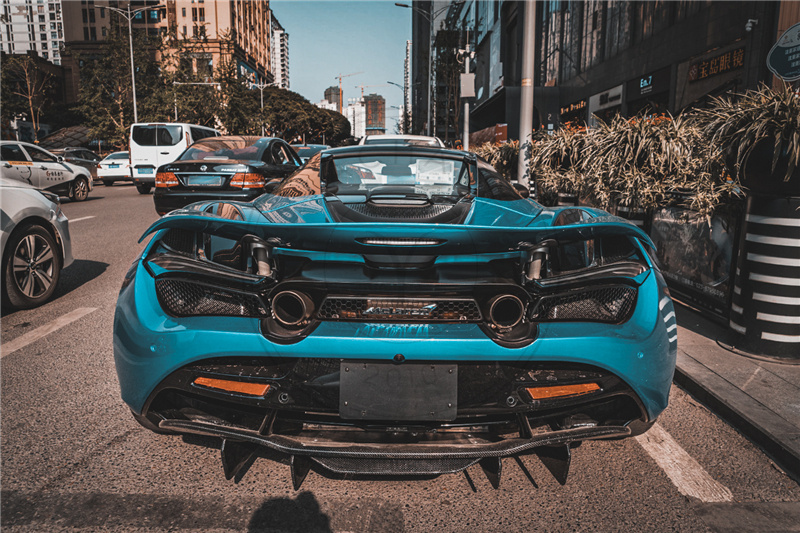 2017-2021 McLaren 720S Coupe & Spider VRS Silverstone Edition Style Body Kit Front Lip Fender Side Skirt Blade Rear Diffuser