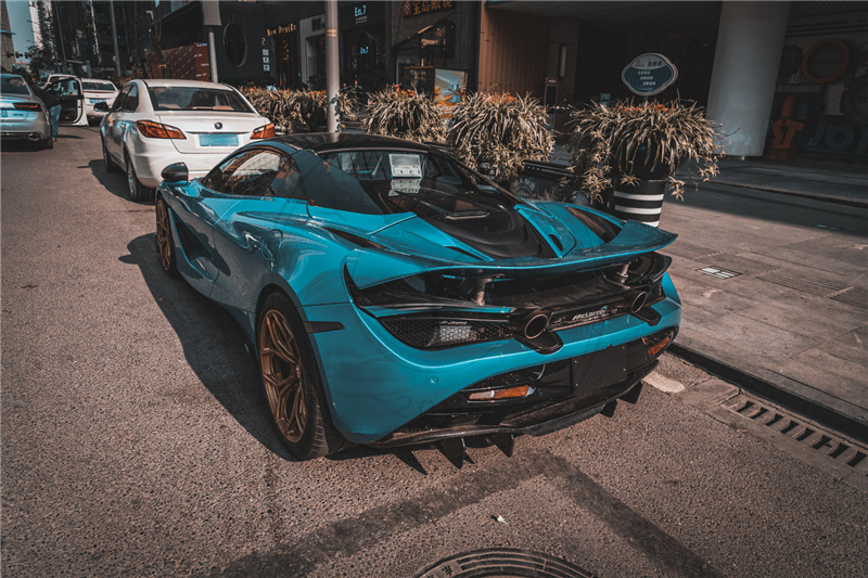 2017-2021 McLaren 720S Coupe & Spider VRS Silverstone Edition Style Body Kit Front Lip Fender Side Skirt Blade Rear Diffuser