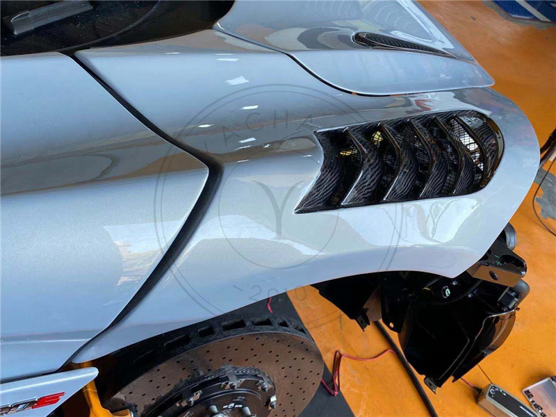 2017-2021 McLaren 720S Coupe & Spider VRS Silverstone Edition Style Body Kit Front Lip Fender Side Skirt Blade Rear Diffuser