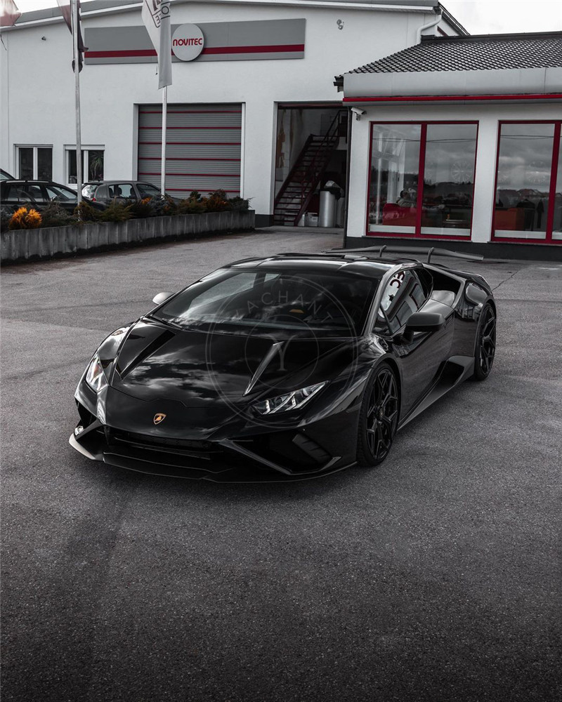 2020-2023 Lamborghini Huracan EVO RWD & Spyder Novitec Style Front Lip & Front Bumper Side Vents