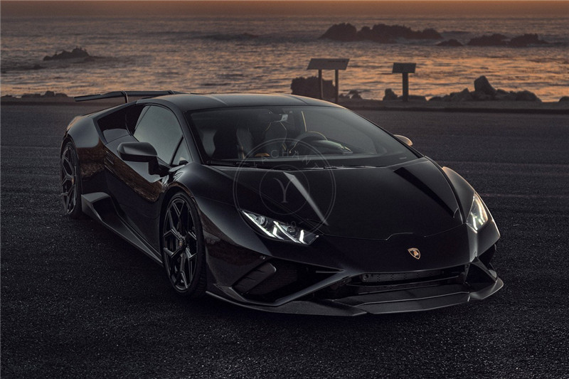2020-2023 Lamborghini Huracan EVO RWD & Spyder Novitec Style Front Lip & Front Bumper Side Vents