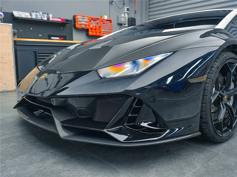 2014-2021 Lamborghini Huracan EVO & LP580 & LP610 EVO Style Front Bumper (LP610 nees to cancel the headlights cleaning function)