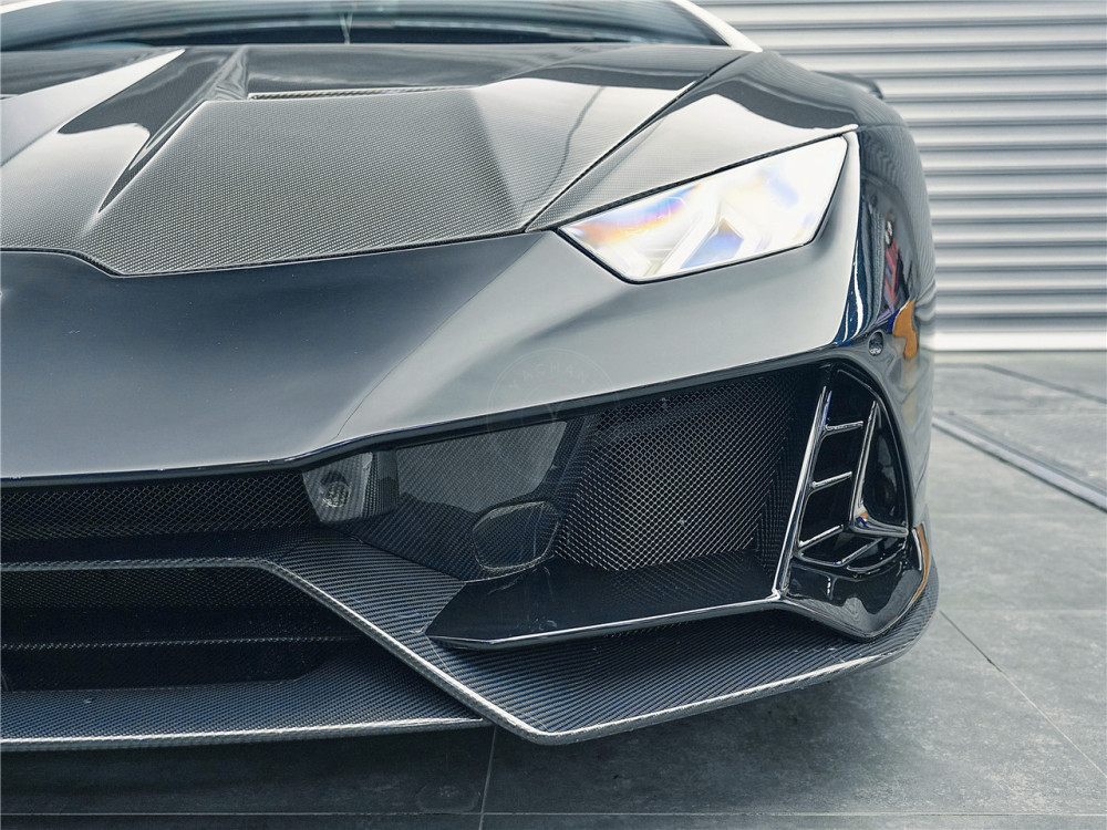 2014-2021 Lamborghini Huracan EVO & LP580 & LP610 EVO Style Front Bumper (LP610 nees to cancel the headlights cleaning function)