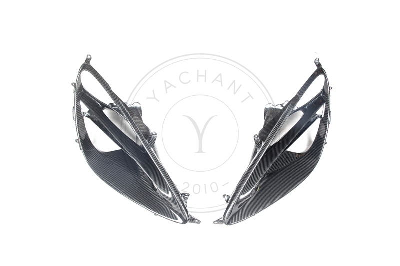 2017-2021 McLaren 720S Coupe & Spider OEM Style Headlight Inserts Trim