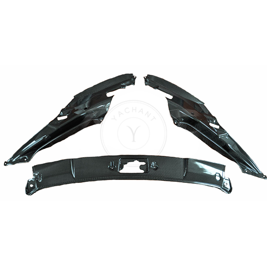 2008-2014 Lamborghini Gallardo LP550 LP560 LP570 Front Trunk Bay Kit 3 Pcs
