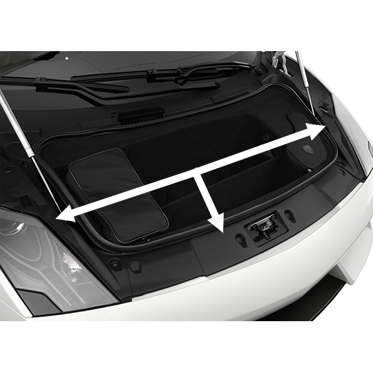 2008-2014 Lamborghini Gallardo LP550 LP560 LP570 Front Trunk Bay Kit 3 Pcs