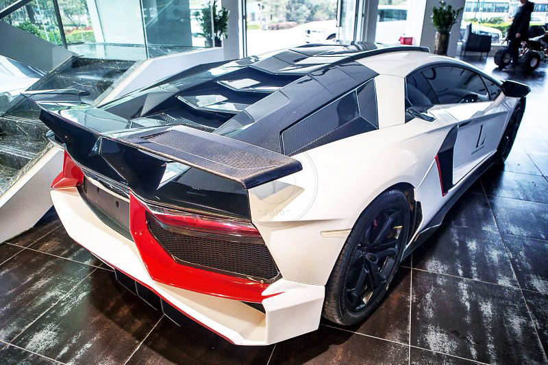 2011-2017 Lamborghini Aventador All Models B Style Rear Spoiler