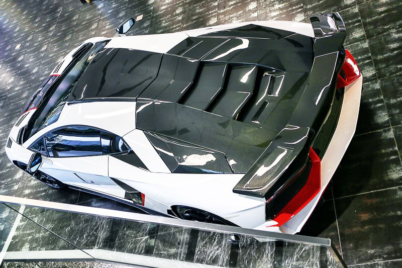 2011-2017 Lamborghini Aventador All Models B Style Rear Spoiler
