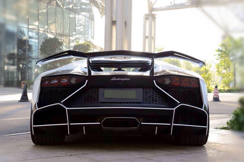 2011-2017 Lamborghini Aventador All Models B Style Rear Spoiler