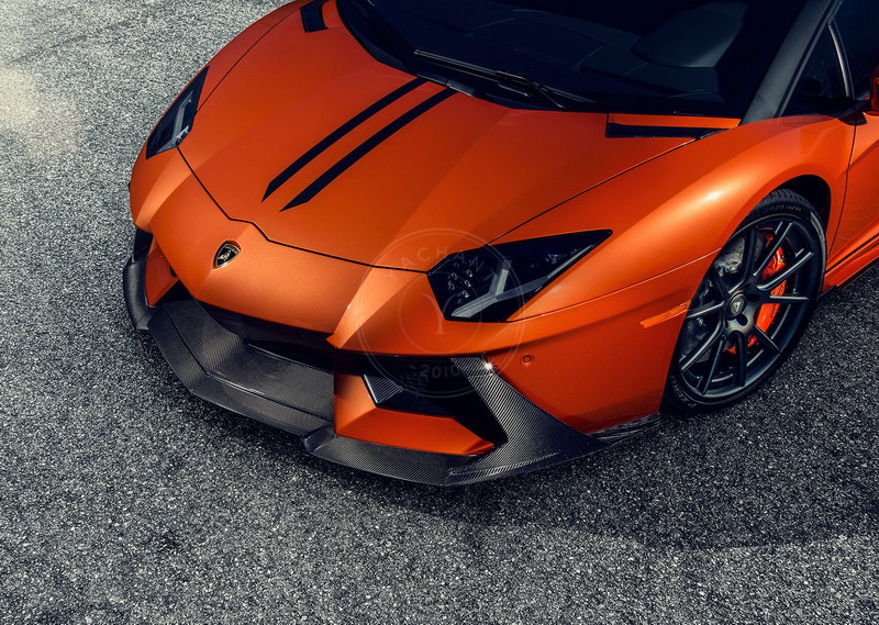 2011-2016 Lamborghini Aventador LP700-4 VRS ZARAGOZA EDIZIONE Style Front Bumper Lip