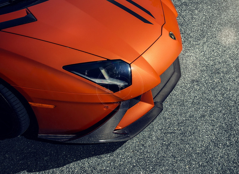 2011-2016 Lamborghini Aventador LP700-4 VRS ZARAGOZA EDIZIONE Style Front Bumper Lip